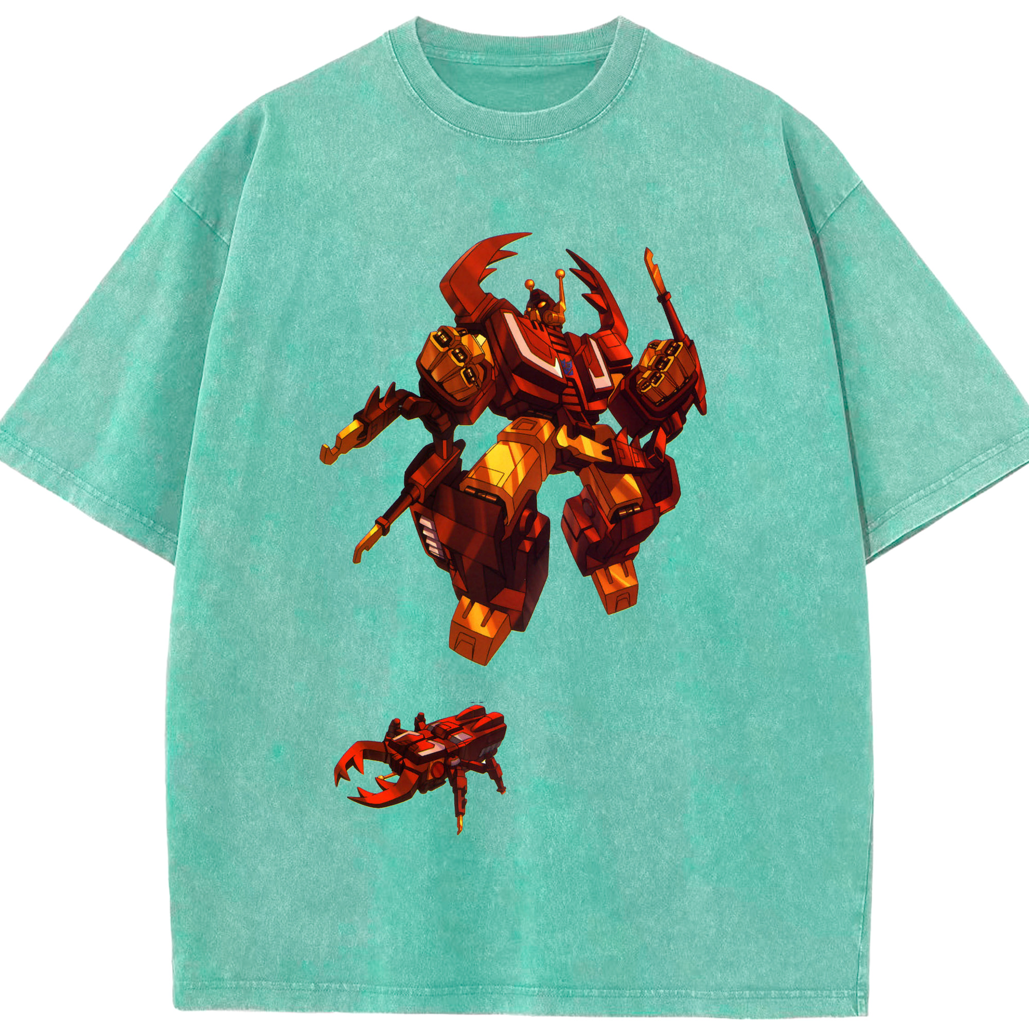 （画像用）  綿100% ヴィンテージ風 半袖Tシャツ（フロントプリント）